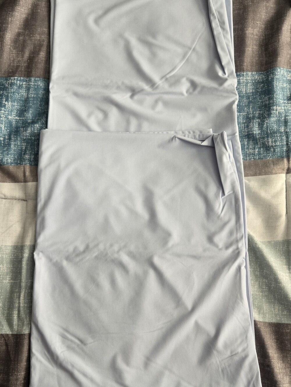 Mellow Standard Cooling Pillowcases In Baby Blue